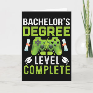 Cartão Grau de Chelor Nível Completo Faculdade de Gamer C