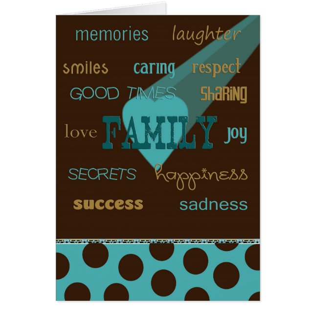 Cartão Gravatas familiares (Frente)