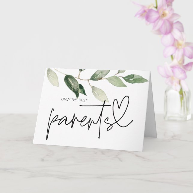 Cartão Gravidez Baby Reveal Pais Avós a serem C (Orquídea)