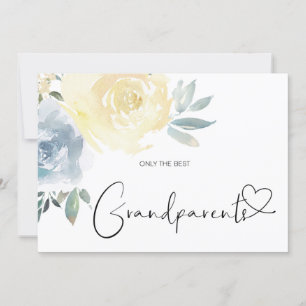 Cartão Gravidez Excelente Avós Novo Bebê