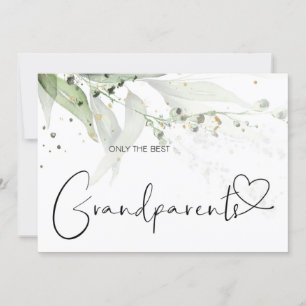 Cartão Gravidez Excelente Avós Novo Bebê