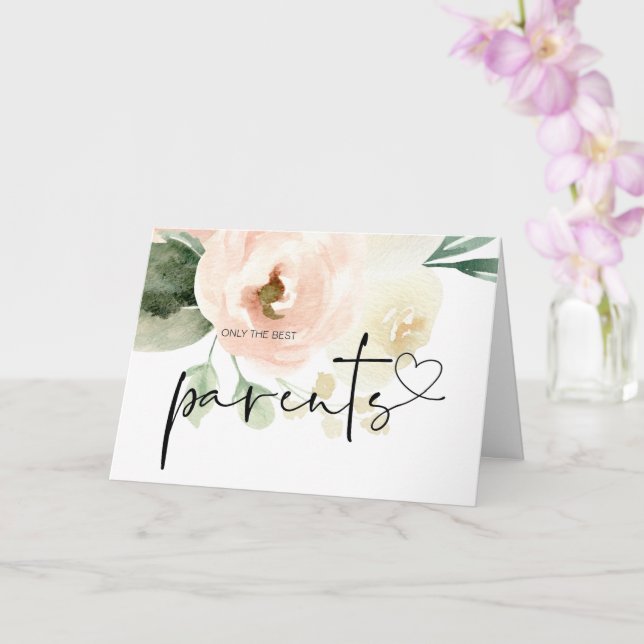 Cartão Gravidez O Bebê Oferece Presente Aos Avós (Orquídea)