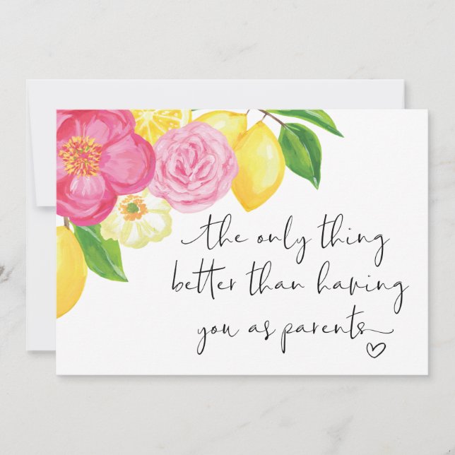 Cartão Gravidez Revela Surpresa Avó Estou Grávida (Frente)