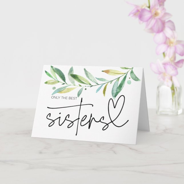 Cartão Gravidez Revele a tia Irmã Estar Grávida (Orquídea)