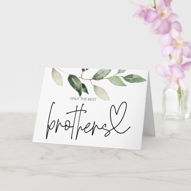 Cartão Gravidez Revele Irmão Tio para estar grávida (Orquídea)