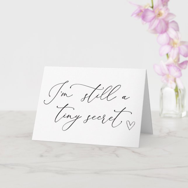 Cartão Gravidez Revele que os avós estão grávidos C (Orquídea)