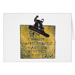 Cartão Gravity-Snowboarder