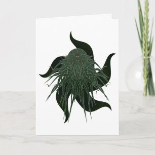 Cartão Great Cthulhu Customisable Greeting Card