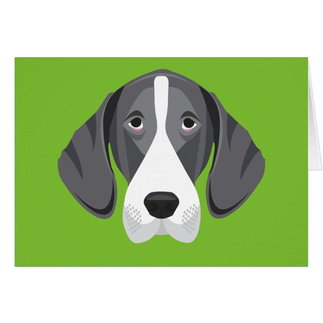 Cartão Great dane (Frente Horizontal)