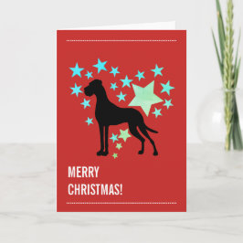 Cartão Great Dane Christmas
