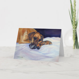 Cartão Great Dane Greeting Cards