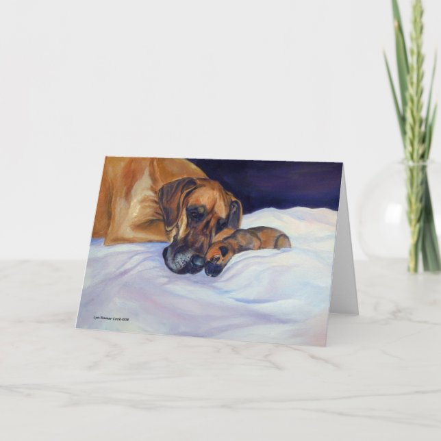 Cartão Great Dane Greeting Cards (Frente)