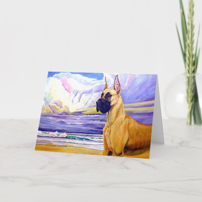 Cartão Great Dane Greeting Cards (Frente)