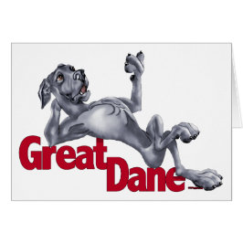 Cartão Great Dane Laid Back Blue UC