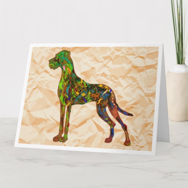 Cartão great dane sympathy cards (Frente)