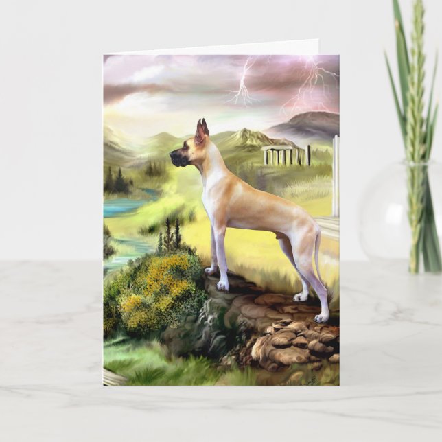 Cartão Great Dane Valley of Zeus Card - Customized (Frente)