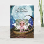 Cartão Great Granddaughter Magical Water Fairy Birthday<br><div class="desc">Cute little water fairy card with lots of magic and love</div>