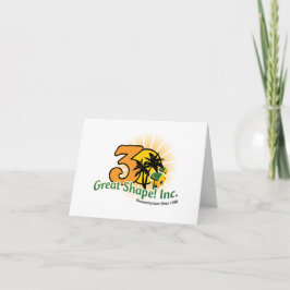 Cartão Great Shape! Inc. 30th Anniversary Greeting Card