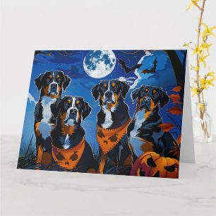 Cartão Greater Swiss Halloween Assustador