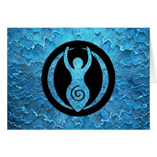 Cartão Greating da Deusa