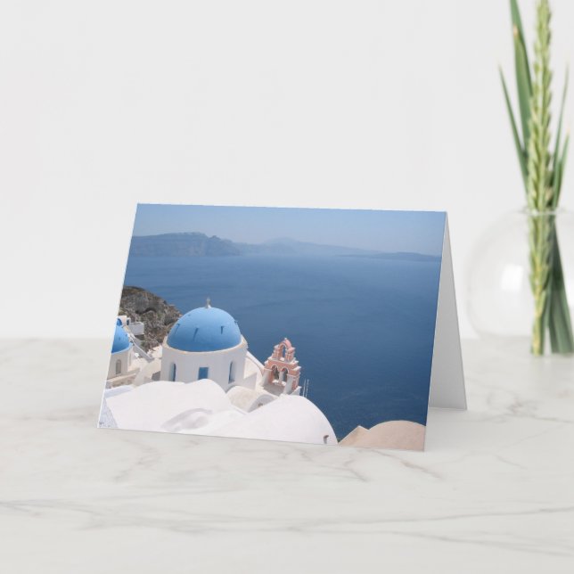 Cartão Grécia Santorini (Frente)