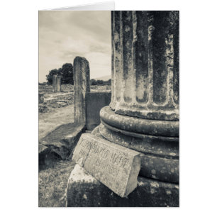 Cartão Grécias, ruínas da antiga cidade