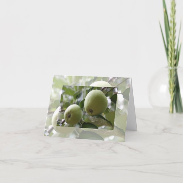 Cartão Green Apple Notecard (Frente)