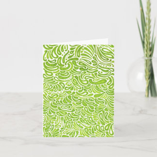 Cartão Green Beans Note Card