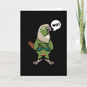 Cartão Green Cheek Conure Green-Cheeked Parakeet