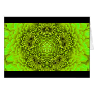 CARTÃO GREEN DAHLIA FLOWALS