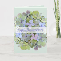 Green Hydrangea Flower All Occasion Greeting Card