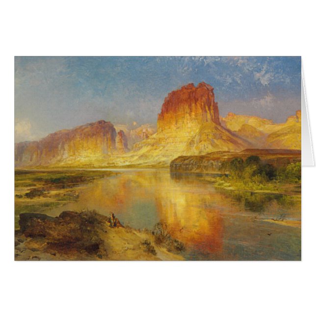 Cartão Green River de Wyoming - 1878 (Frente horizontal)