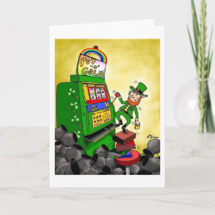 Cartão Green Weenii "The Luck of the Irish" Greeting Card