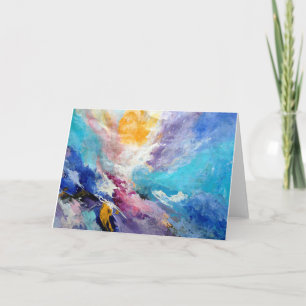 Cartão Greeting Card Abstract Art