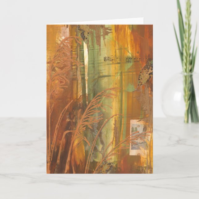 Cartão Greeting Card- Autumn Aviary: Sparrow (Frente)