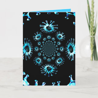 Cartão Greeting Card - Blue Fantasy