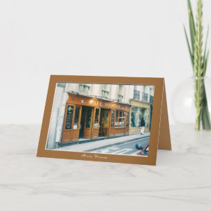 Cartão Greeting Card/"Bonjour!"