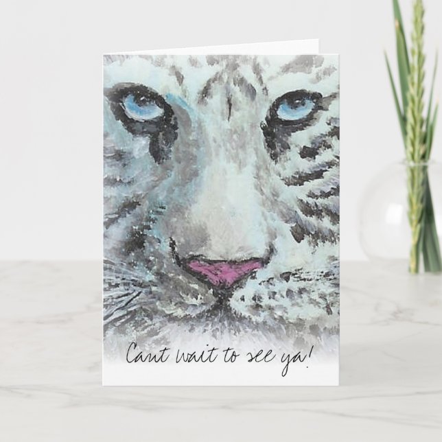 Cartão Greeting Card  Cant wait to see ya! (Frente)