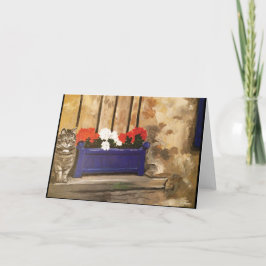 Cartão Greeting card (cat)