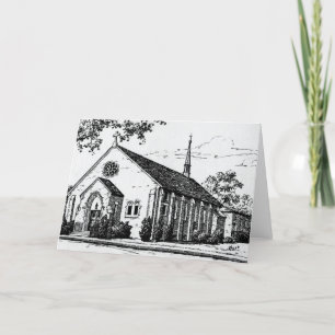 Cartão Greeting Card Church