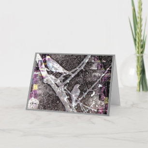 Cartão Greeting Card-Early Spring Robins in Tree