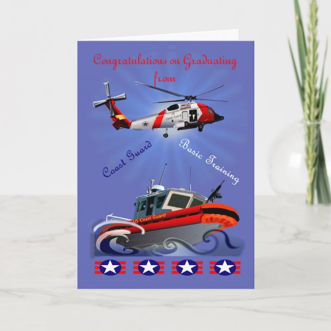 Cartão Greeting Card  for Coastguard Graduate (Frente)