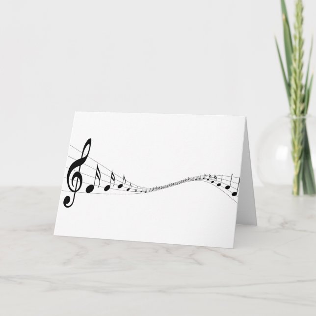 Cartão Greeting card for music lovers (Frente)