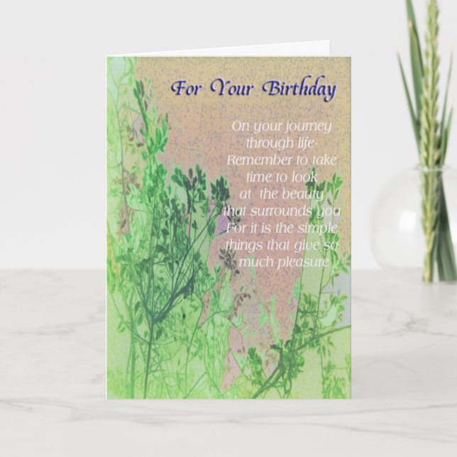 Cartão Greeting Card General Birthday (Frente)
