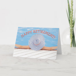 Cartão Greeting Card - Happy Retirement - Bathing Beauty