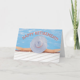Cartão Greeting Card - Happy Retirement - Bathing Beauty