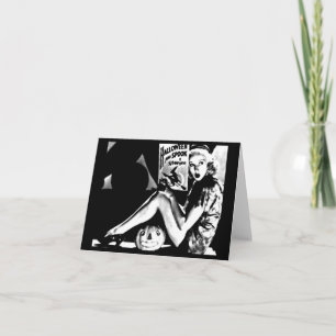 Cartão Greeting Card-Holiday Art-Vintage Halloween 49