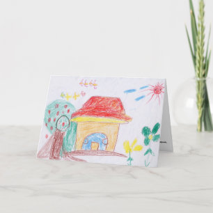 Cartão GREETING CARD: "Home" by Ya Hieu (2nd grade)