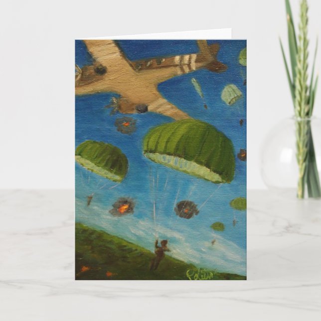 Cartão Greeting Card Honors all of America's Veterans (Frente)