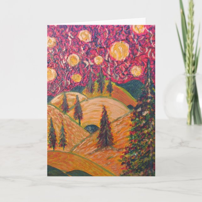 Cartão Greeting Card ; May there always be Many Moons in (Frente)